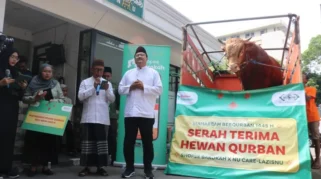 NU Care-LAZISNU Salurkan Kurban Shopee Barokah untuk Wilayah 3T dan Korban Bencana