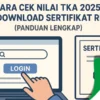 Panduan Lengkap Cara Cek Nilai Tes TKA SD SMP Secara Online 2026 Lewat Web Kemendikdasmen