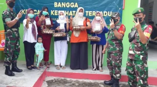 Pelayanan KB TNI Manunggal Jaring 12 Akseptor KB Implan di Aceh Tamiang