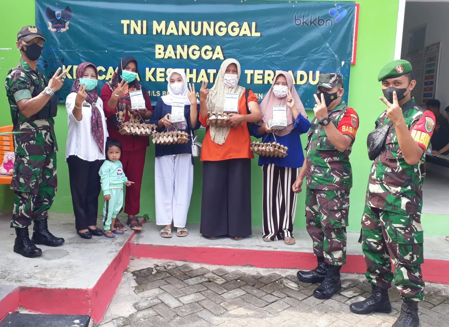 Pelayanan KB TNI Manunggal Jaring 12 Akseptor KB Implan di Aceh Tamiang