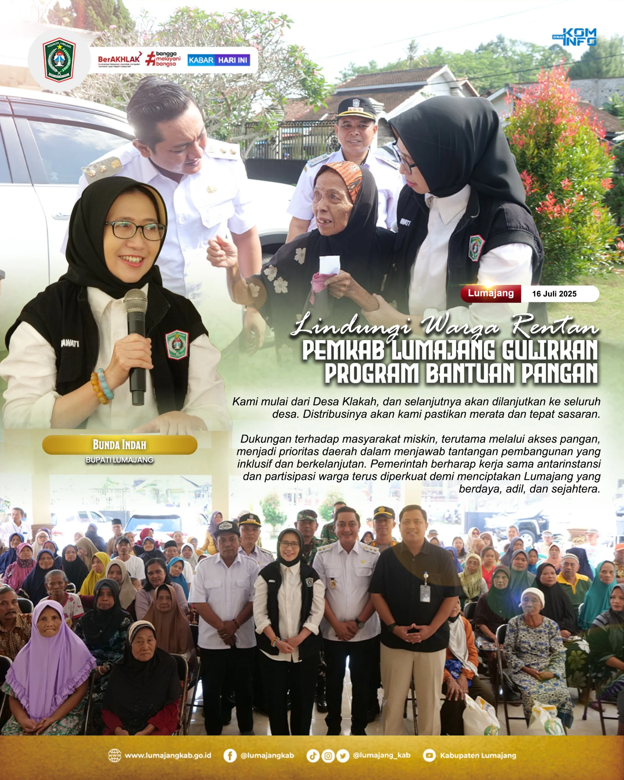 Pemkab Lumajang Pastikan Warga Rentan Tetap Tercover JKN di Tahun 2026