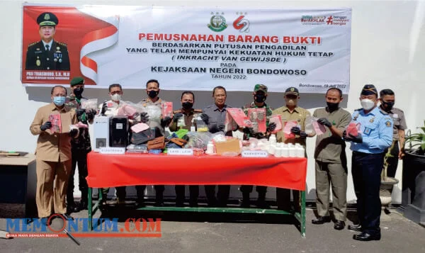 Pemusnahan Barang Bukti Inkrah di Bondowoso Jamin Kepastian Hukum