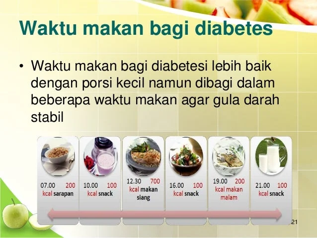 Pengaruh pola makan pada faktor risiko komplikasi diabetes