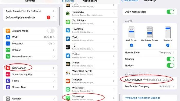 Perbandingan Aplikasi Pengatur Notifikasi WhatsApp di iPhone