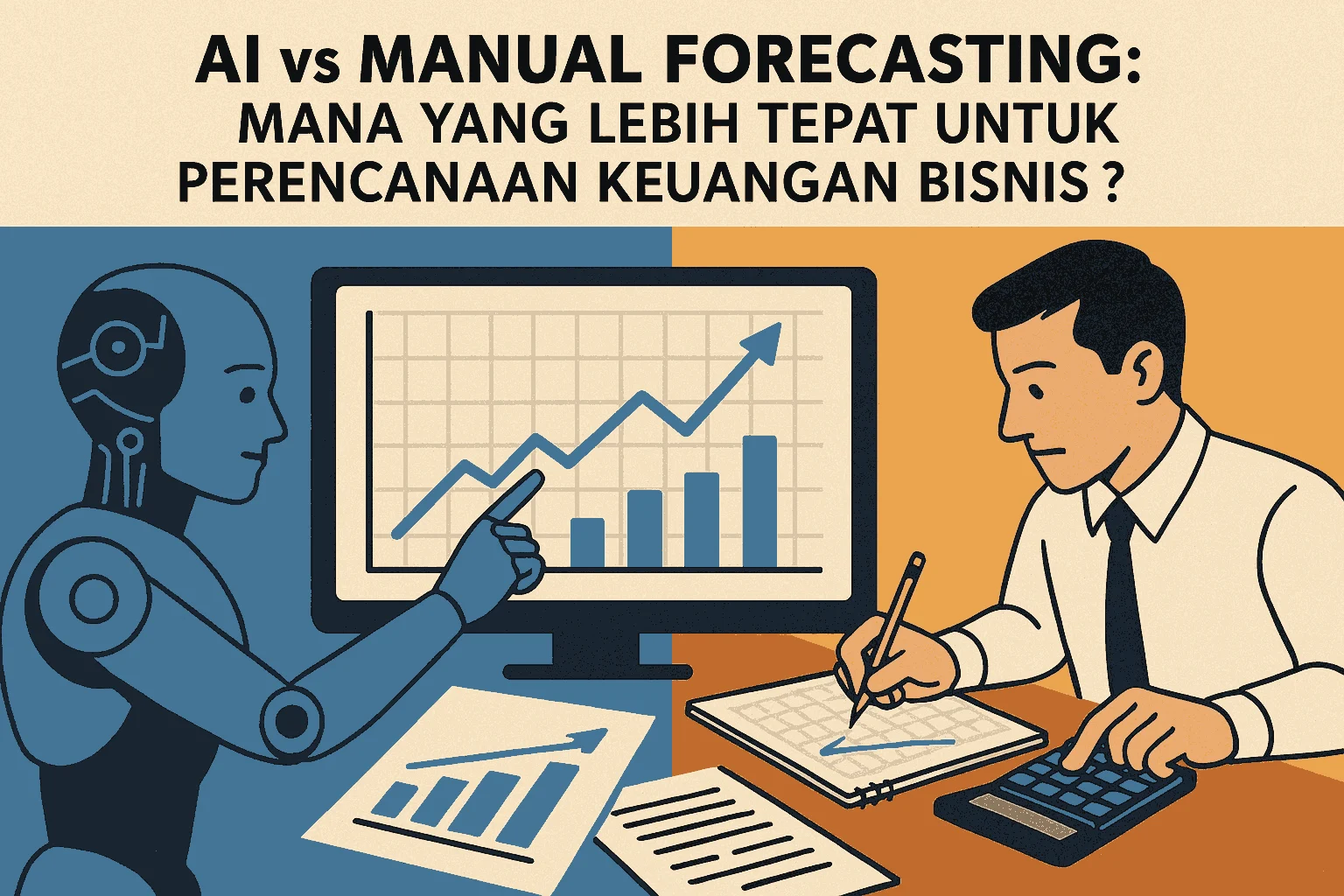 Perbandingan Manual vs AI dalam Proses Keuangan