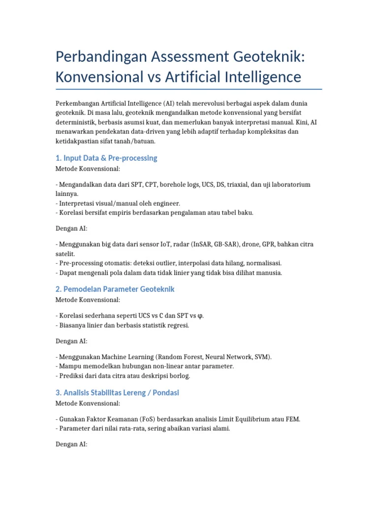 Perbandingan metode tradisional vs AI untuk deteksi anomali dalam data operasional
