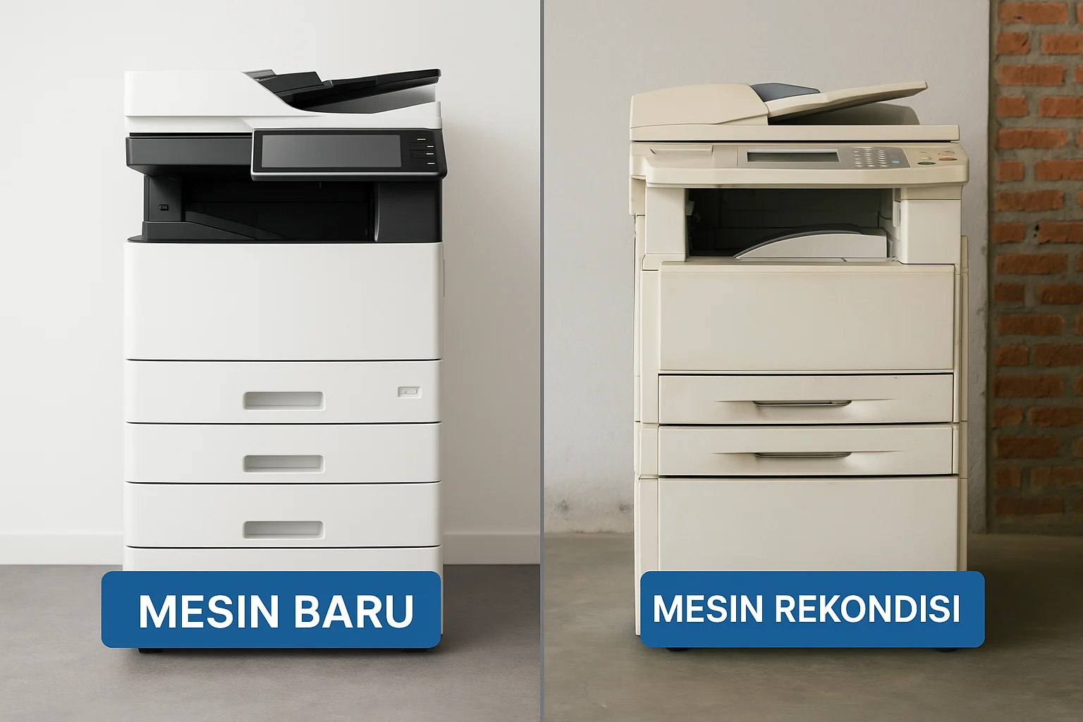 Perbandingan Pilihan Mesin Fotocopy Bekas vs. Baru