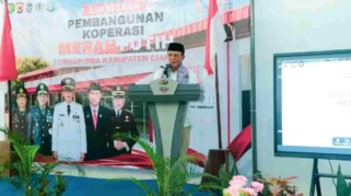 Peresmian KDMP di Ciamis, Bupati Herdiat Dorong Koperasi Jadi Motor Ekonomi Desa