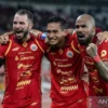 Persija Jakarta Amankan Posisi Ketiga Usai Menang Telak atas Semen Padang