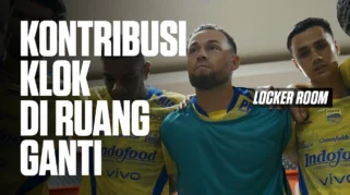 Pidato Emosional Marc Klok di Ruang Ganti Persib Memukau Bobotoh