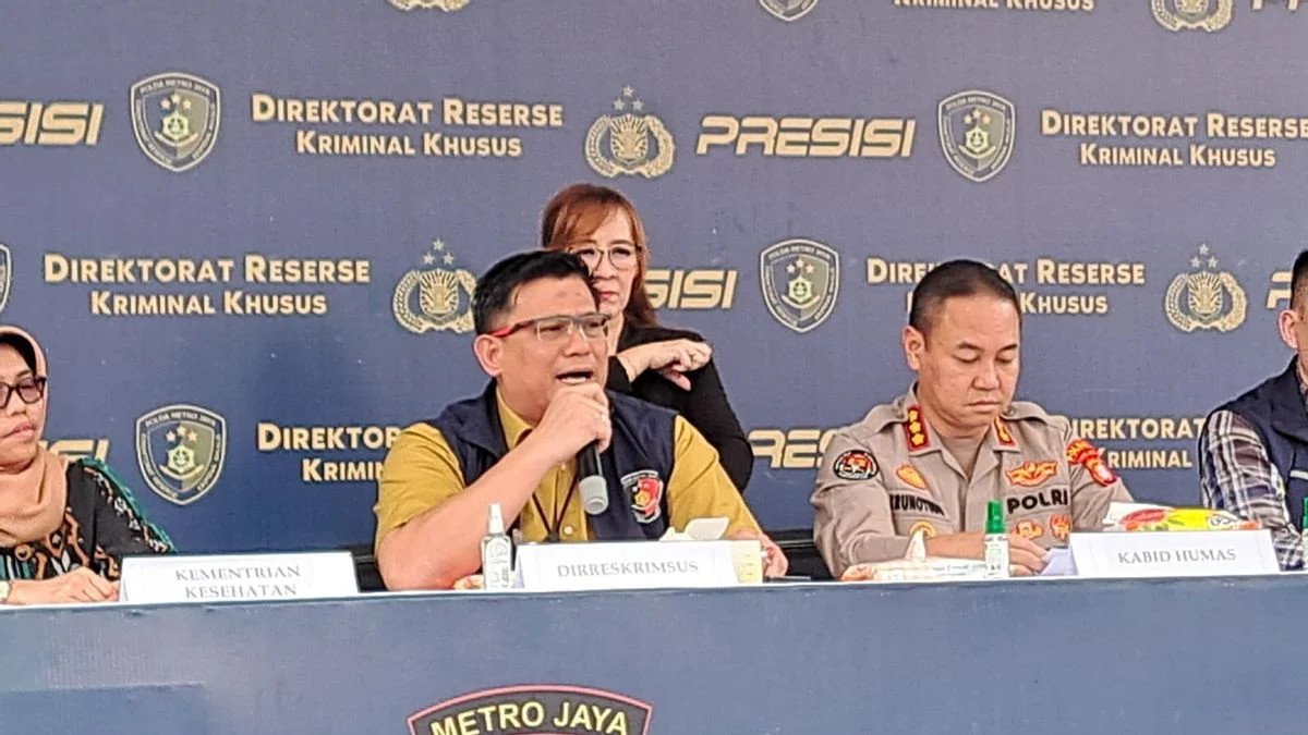 Polda Metro Jaya Bongkar Peredaran Obat Keras Ilegal Berkedok Toko Kosmetik di Bekasi