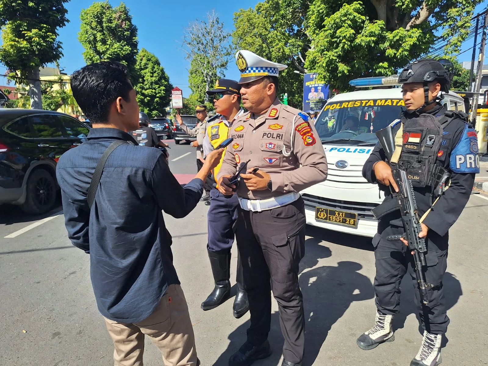 Polisi Banyuwangi Amankan Tiga Anggota Geng Motor yang Membawa Senjata Tajam Saat Konvoi