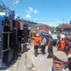 Polisi Pastikan Semua Korban Kecelakaan Bus ALS vs Truk BBM di Sumsel Telah Dievakuasi