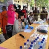 Polres Ciamis Amankan Ratusan Botol Miras Siap Edar dari Empat Lokasi Berbeda