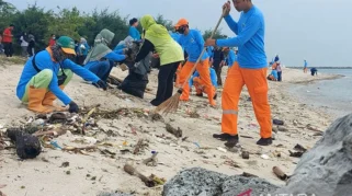 Polres Kepulauan Seribu Terapkan Gerakan Pilah Sampah untuk Lingkungan Bersih dan Asri