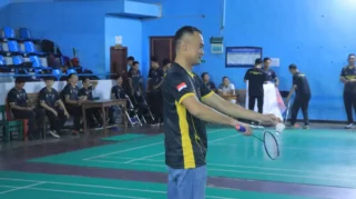 Polres Situbondo Gelar Turnamen Badminton Kapolres Cup Sambut Hari Bhayangkara ke-80