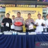 Polresta Tangerang Bongkar Jaringan Narkoba Sintetis dengan Modus Pemesanan Lewat Medsos