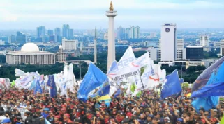 Prabowo Dengar 11 Tuntutan Buruh di May Day Monas 2026