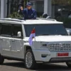 Prabowo Tiba di Filipina, Konvoi dengan Mobil Maung Karya Indonesia di KTT ASEAN