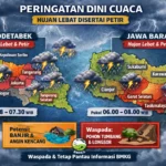 Prakiraan Cuaca 2 Mei 2026: Daerah Potensial Hujan Lebat di Seluruh Indonesia