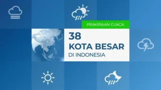 Prakiraan Cuaca Ibu Kota Provinsi di Indonesia pada 19 Mei 2026 Menurut BMKG