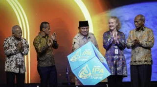 Presiden Prabowo Hadiri Pameran dan Konvensi Energi Bersama Pengusaha Minyak di Tangerang Selatan