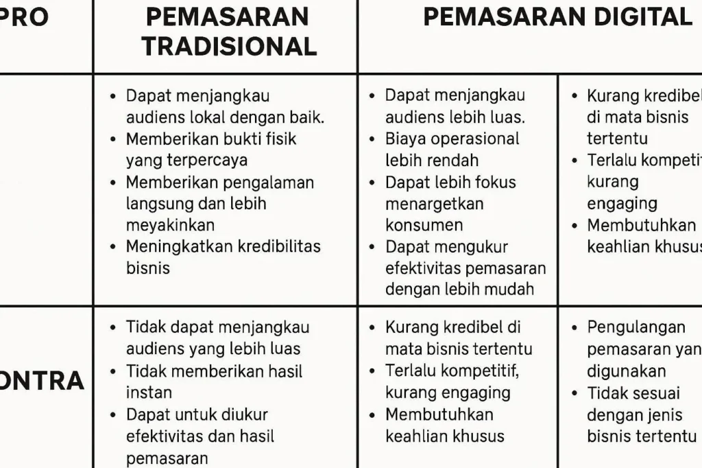 Pro dan kontra: menilai tantangan yang mungkin muncul