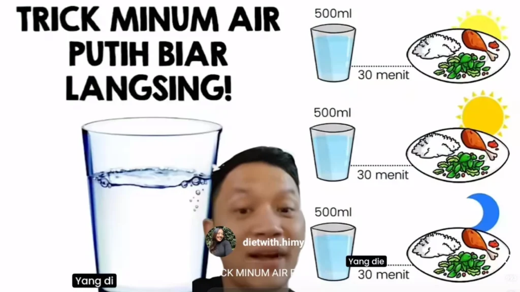 Pro dan Kontra menurunkan berat badan dengan minum air putih cukup