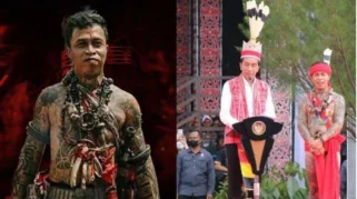 Profil Panglima Jilah, Pemimpin Pasukan Merah yang Ajak Jokowi Main Film Kolosal Dayak
