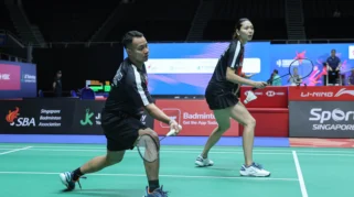 Rehan/Gloria Kembali Berlaga di Singapore Open Setelah Lama Absen Karena Cedera
