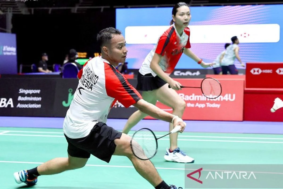 Rehan/Gloria Tersingkir di Babak 32 Besar Singapore Open 2026