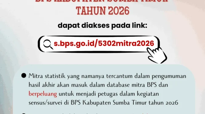 Rekrutmen Mitra Statistik BPS 2026 Masuki Tahap Akhir Jelang Sensus Ekonomi