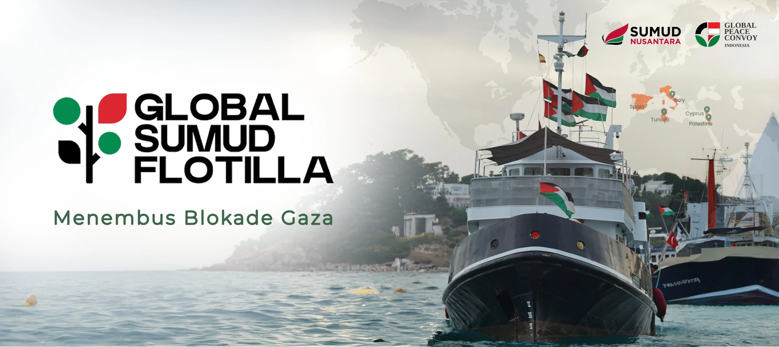 Relawan Global Sumud Flotilla
