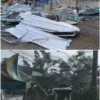 Rumah Kepala Desa di Lamongan Roboh Akibat Puting Beliung