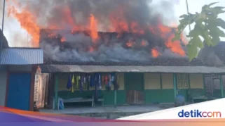 Rumah Warga di Temayang Bojonegoro Terbakar Diduga Akibat Korsleting Listrik