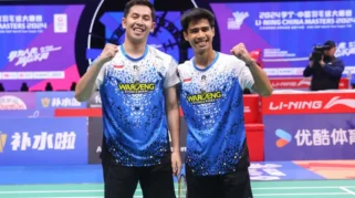 Sabar Karyaman Gutama dan Moh Reza Pahlevi Melaju ke 16 Besar Singapore Open 2026