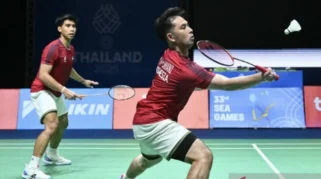 Sabar/Reza Melaju ke Babak 16 Besar Singapore Open 2026 Usai Kalahkan Wakil Singapura