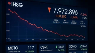 Saham BUMI Melemah Tajam di Tengah Tekanan Pasar dan IHSG yang Fluktuatif