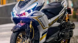 Satu Dekade Yamaha Aerox Dimulai di Bandung, Modifikasi Motor Ini Bikin Kagum