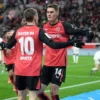 Schick hat-trick Bawa Bayer Leverkusen Masuk Top Four Bundesliga