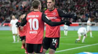 Schick hat-trick Bawa Bayer Leverkusen Masuk Top Four Bundesliga