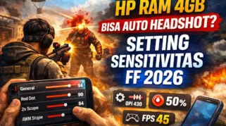 Sensitivitas FF Auto Headshot Aim Merah 2026 Terbaru untuk Meningkatkan Akurasi Tembakan