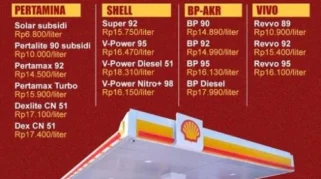 Shell Kembali Jual BBM Solar dengan Harga Rp30.890 per Liter