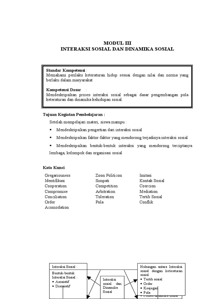 Struktur agenda dan dinamika interaksi