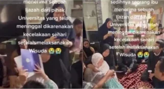 Tangis Haru Ibu di Sidoarjo Saat Ijazah Anak Akhirnya Keluar