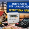 Tarif Listrik PLN Tetap Tidak Naik per 1 Mei 2026, Pemerintah Jaga Daya Beli dan Kompetitivitas Industri