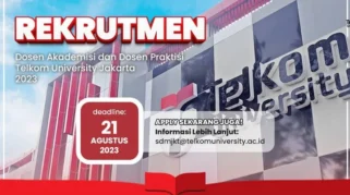 Telkom University Buka Rekrutmen Dosen untuk Tahun 2026 dengan Berbagai Posisi di Empat Kampus Utama