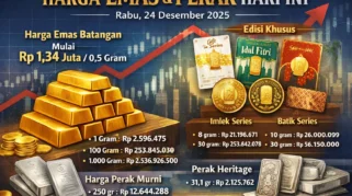 Update Harga Emas dan Perak Hari Ini, Senin 4 Mei 2026