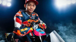 Veda Ega Pratama Dapat Julukan "Travis Pastrana Moto3" karena Gaya Balap Agresif