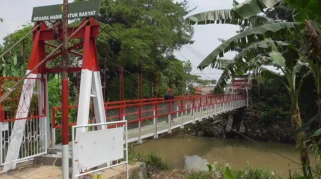 Warga Desa Sambut Positif Pembangunan Jembatan Perintis Garuda di Bondowoso